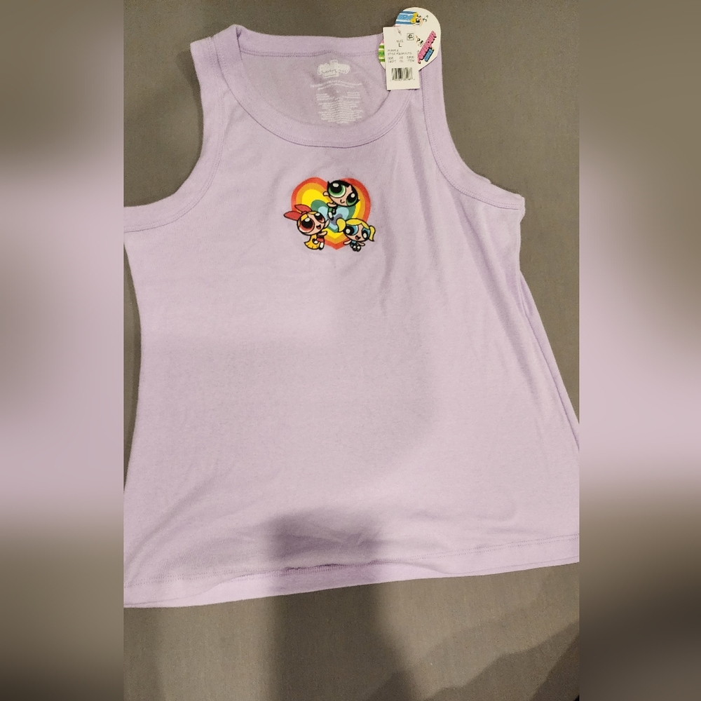 Purple Power Puff Girls Tank Top